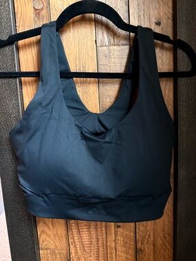 adidas Black Racerback Sports Bra